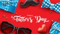 Happy FatherÃ¢â¬â¢s Day design with fun concept and pastel color